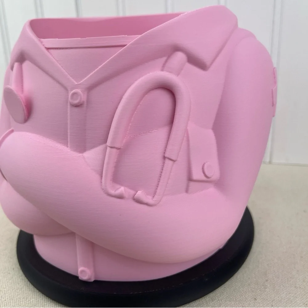 Doctor Coat Indoor Planter Pot, Lab Coat Flower Pot, Indoor Planter